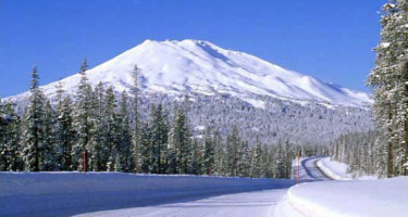 Mt Bachelor plays host to snowmobiling, skiing, cross country skiiing, sledding, snowboarding, skijoring, and dog sledding.