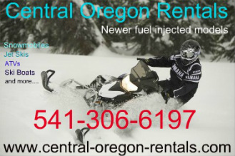 Bend deal Bend snowmobiling at Central Oregon Rentals snowmobile rentals for your outdoor recreation vacation